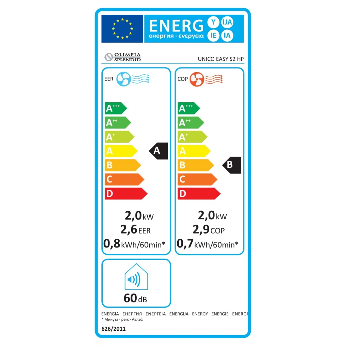 Klimatizácia Olimpia Splendid Unico EASY S2 HP Klimatizácia Olimpia Splendid Unico EASY S2 HP