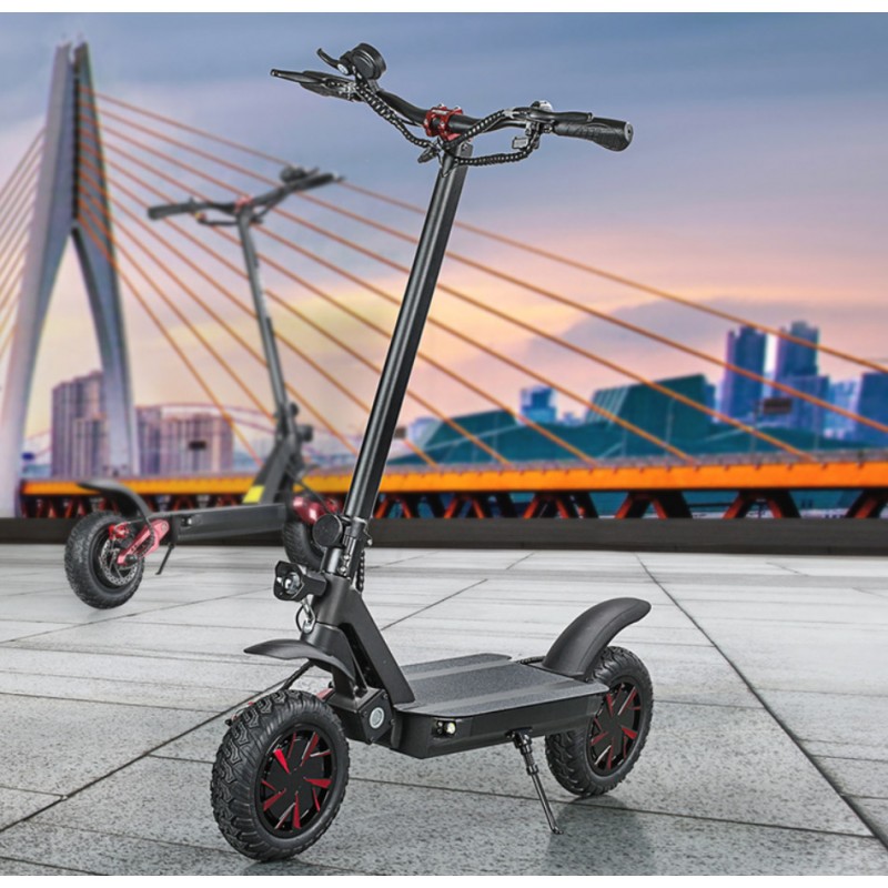 Terénna elektrická kolobežka AERIUM Ecorider 3600 W Dual čierna