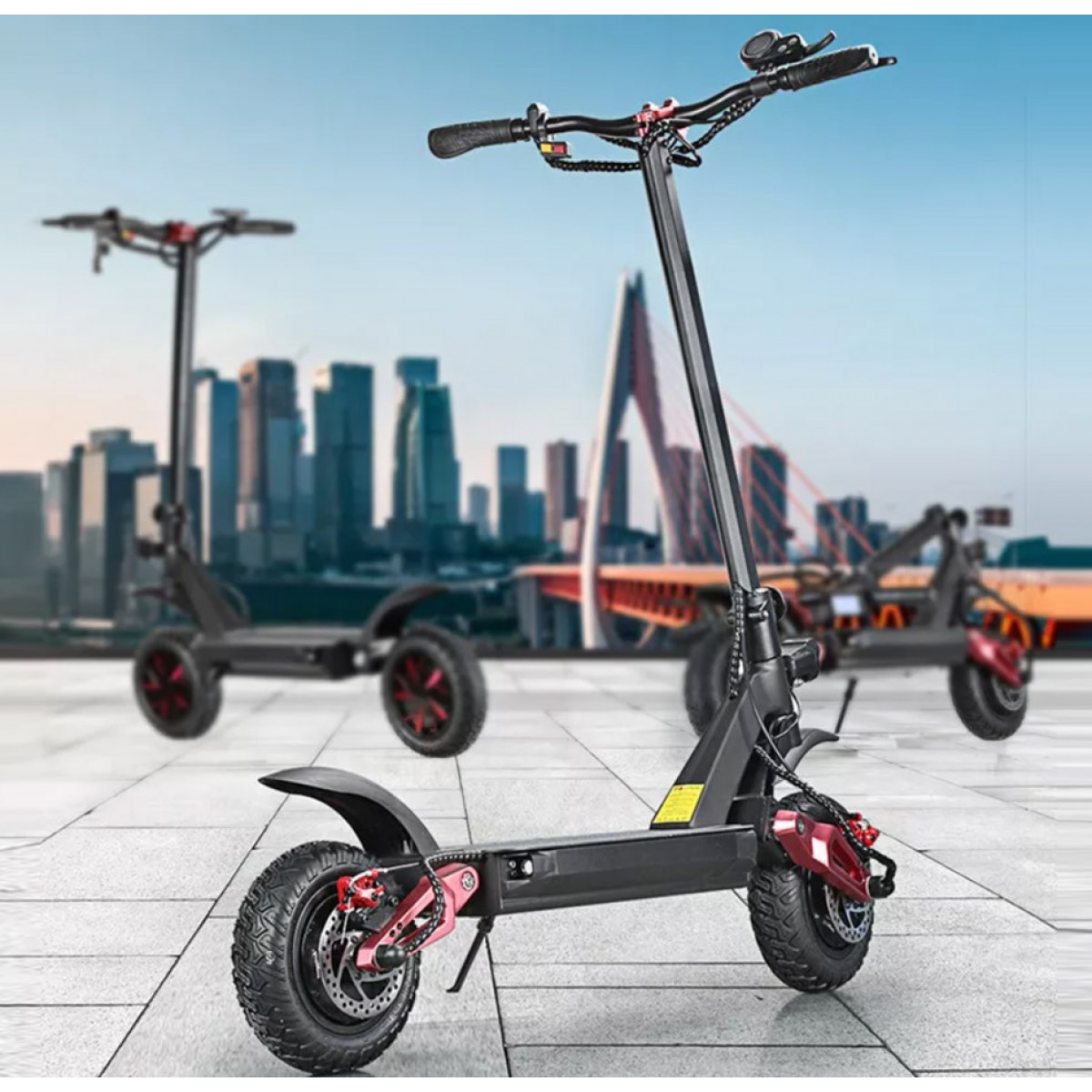 Terénna elektrická kolobežka AERIUM Ecorider 3600 W Dual čierna