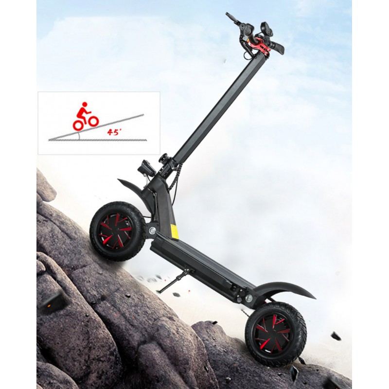 Terénna elektrická kolobežka AERIUM Ecorider 3600 W Dual čierna