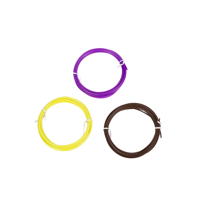 Náhradné filamenty AERIUM pre 3D perá 1,75 mm PLA 3 metre × 3 farby