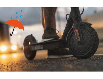 Elektrokolobežka v daždi – na čo si treba dať pozor?