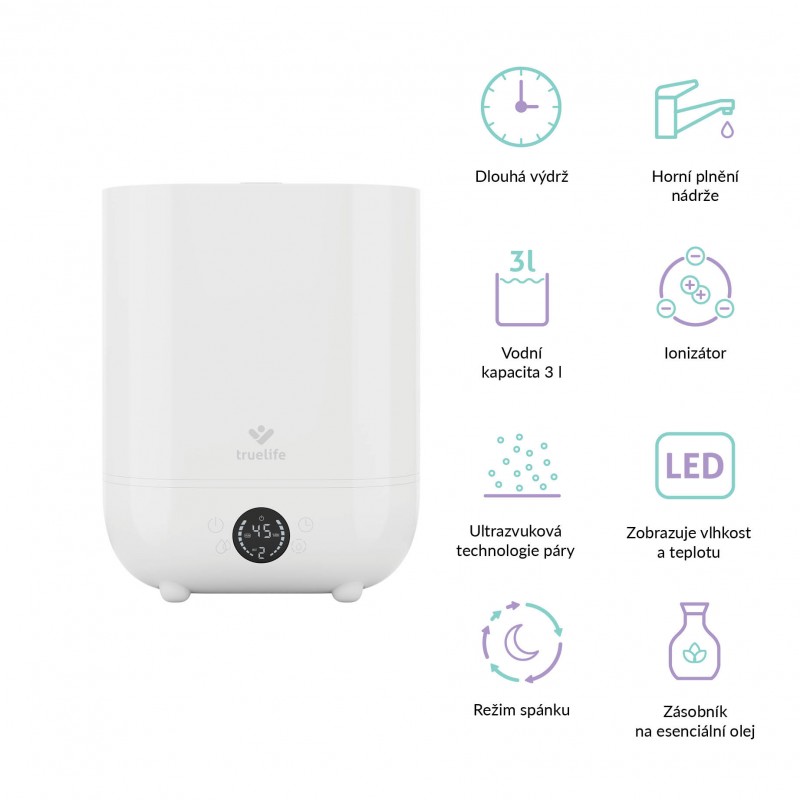 Zvlhčovač TrueLife AIR Humidifier H5 Touch