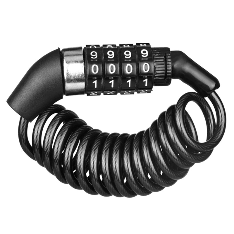 Zámok na kolobežku AERIUM 4DIGIT mini čierny