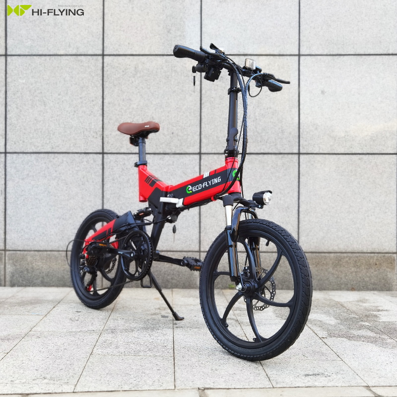 Skladací elektrický bicykel AERIUM ECO FLYING F250 20" červená 2022