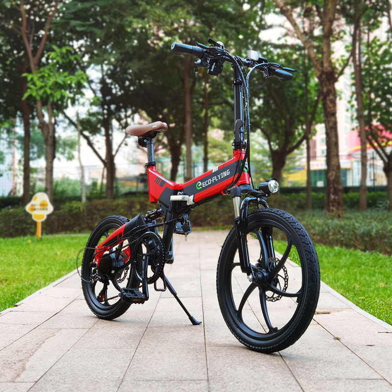 Skladací elektrický bicykel AERIUM ECO FLYING F250 20" červená 2022