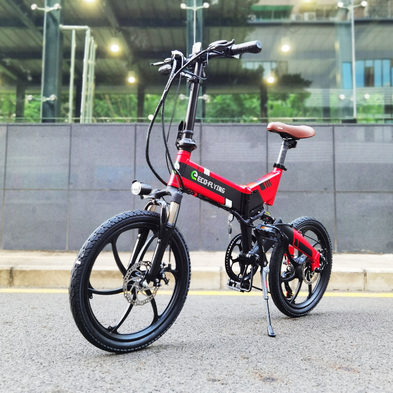 Skladací elektrický bicykel AERIUM ECO FLYING F250 20" červená 2022
