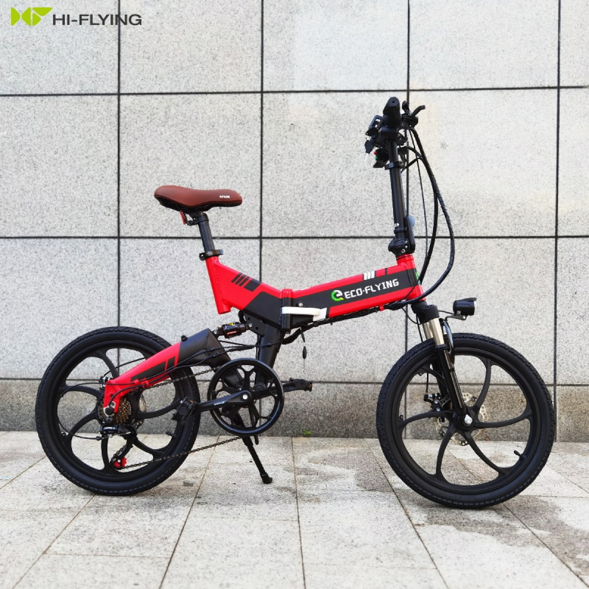 Skladací elektrický bicykel AERIUM ECO FLYING F250 20" červená 2022 Recenzia