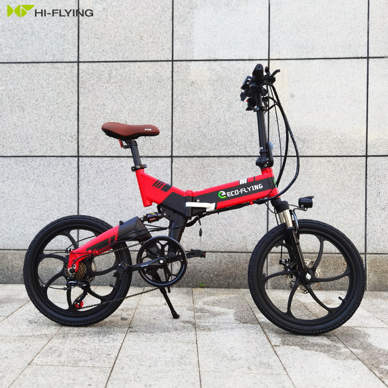 Skladací elektrický bicykel AERIUM ECO FLYING F250 20" červená 2022
