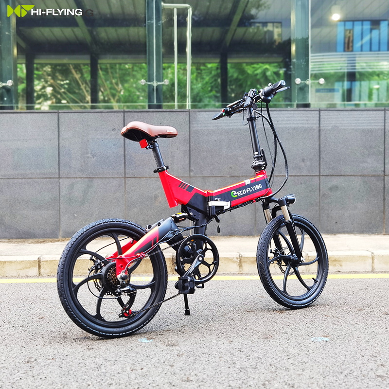 Skladací elektrický bicykel AERIUM ECO FLYING F250 20" červená 2022