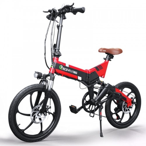 Skladací elektrický bicykel AERIUM ECO FLYING F250 20" červená 2022