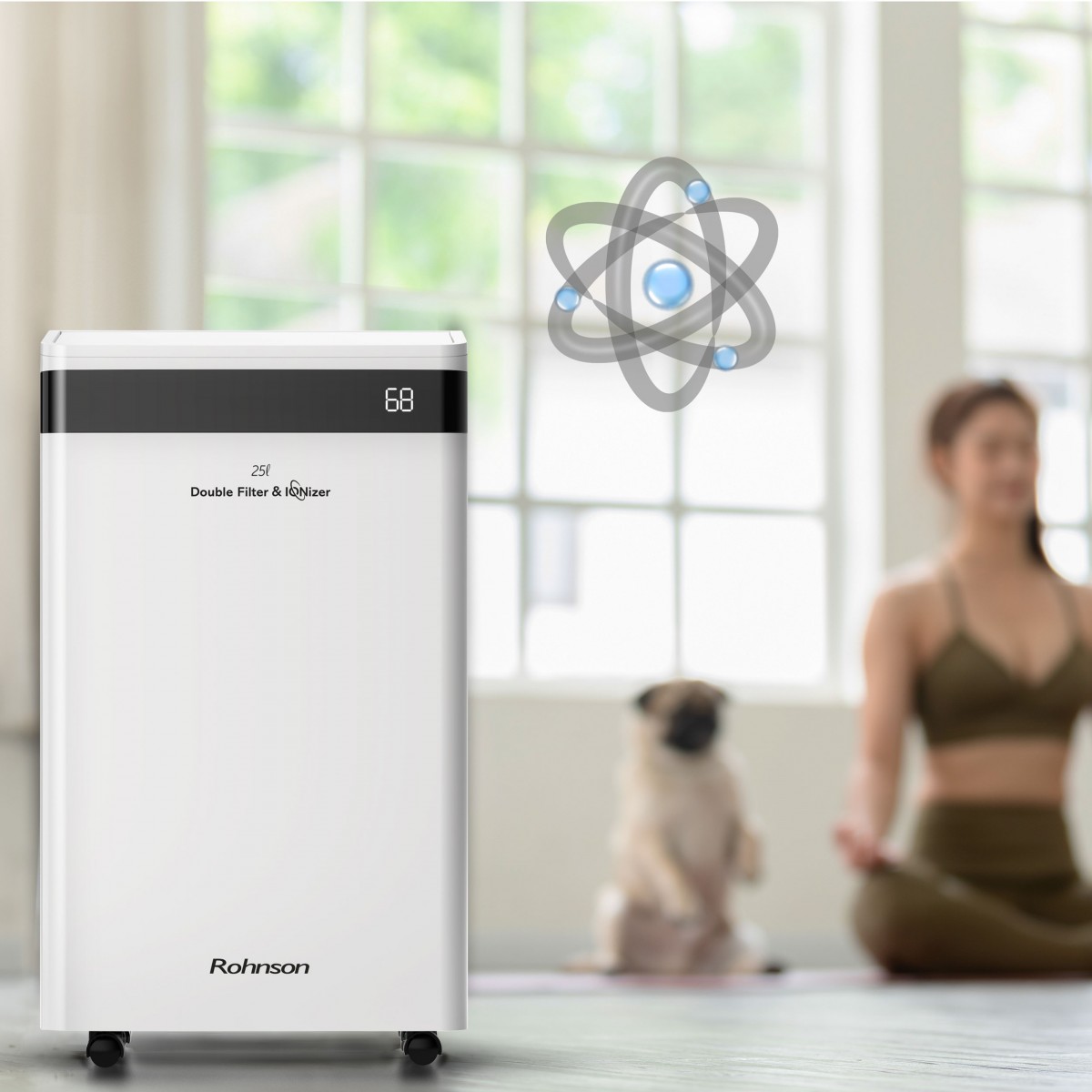 Odvlhčovač vzduchu Rohnson R-91125 Double Filter & Ionizer Recenzia