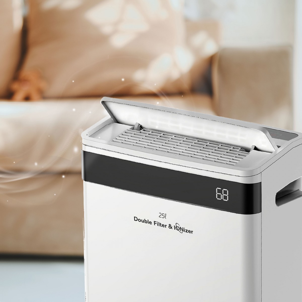 Odvlhčovač vzduchu Rohnson R-91125 Double Filter & Ionizer Recenzia