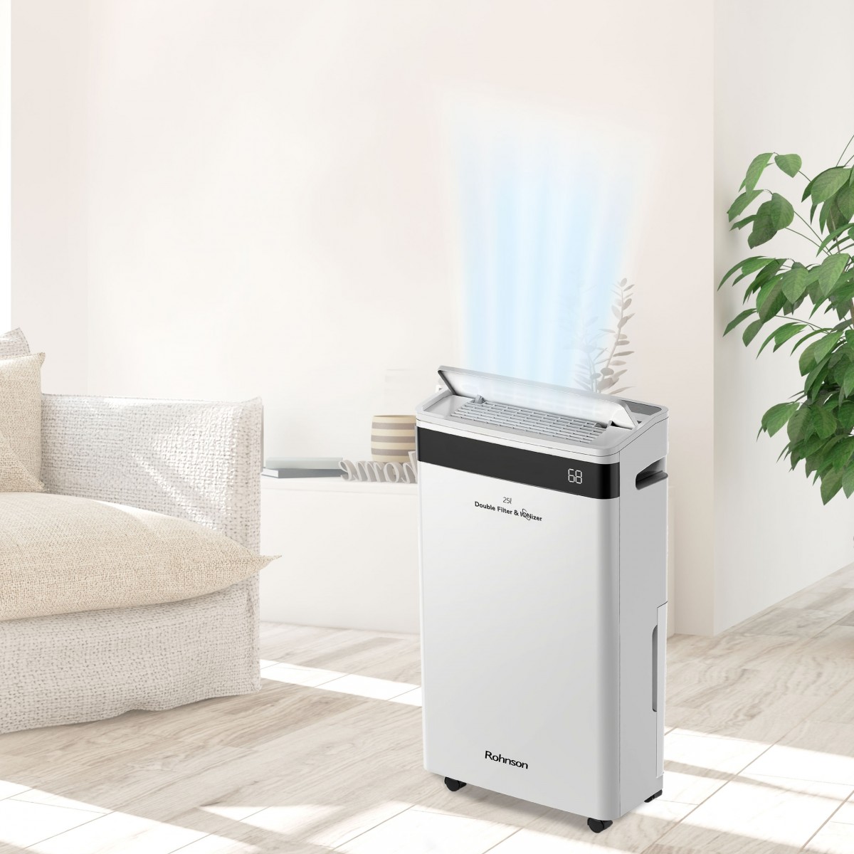 Odvlhčovač vzduchu Rohnson R-91125 Double Filter & Ionizer Recenzia