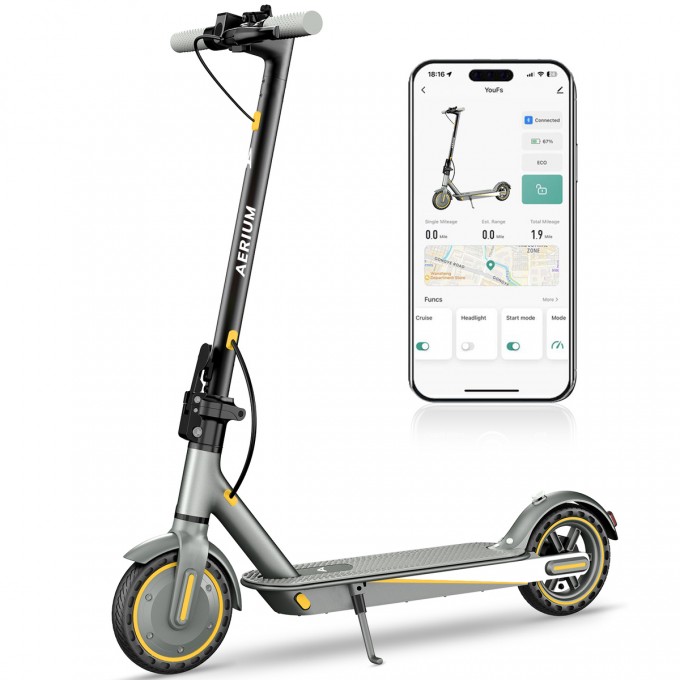 Elektrokolobežka AERIUM T350 PRO čierna