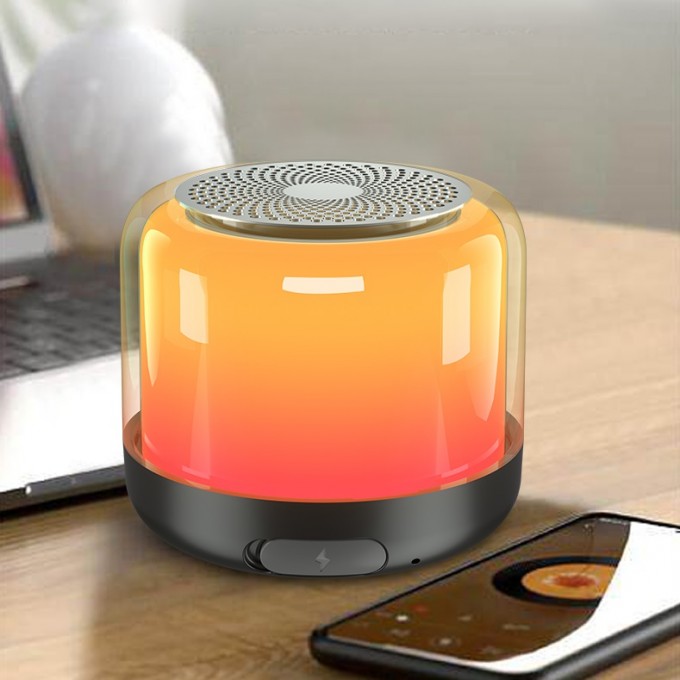 Mini prenosný bluetooth reproduktor AERIUM R600 LED TWS