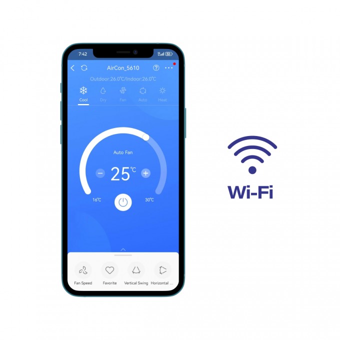 Mobilná klimatizácia Olimpia Splendid Dolceclima Compact 10 MBB Wi-Fi