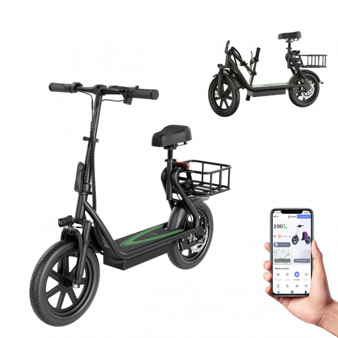Elektrokolobežka AERIUM AOVO PRO COMFORT V2 čierna