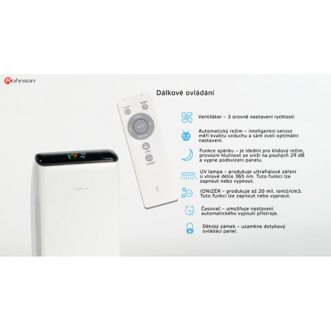 Čistička vzduchu Rohnson R-9600 PURE AIR