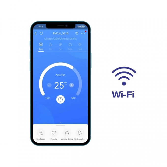 Mobilná klimatizácia Olimpia Splendid Dolceclima Air Pro 13 A+ Wi-Fi