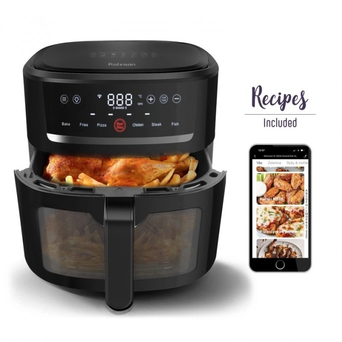 Teplovzdušná fritéza Rohnson R-2834 SmartChef XL Wi-Fi Teplovzdušná fritéza Rohnson R-2834 SmartChef XL Wi-Fi