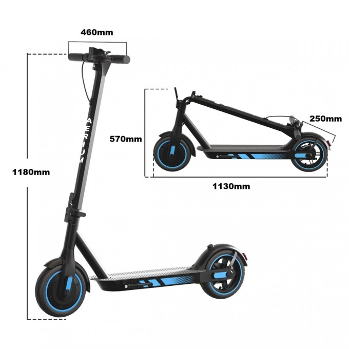 Elektrokolobežka AERIUM MaxRide T500 modrá