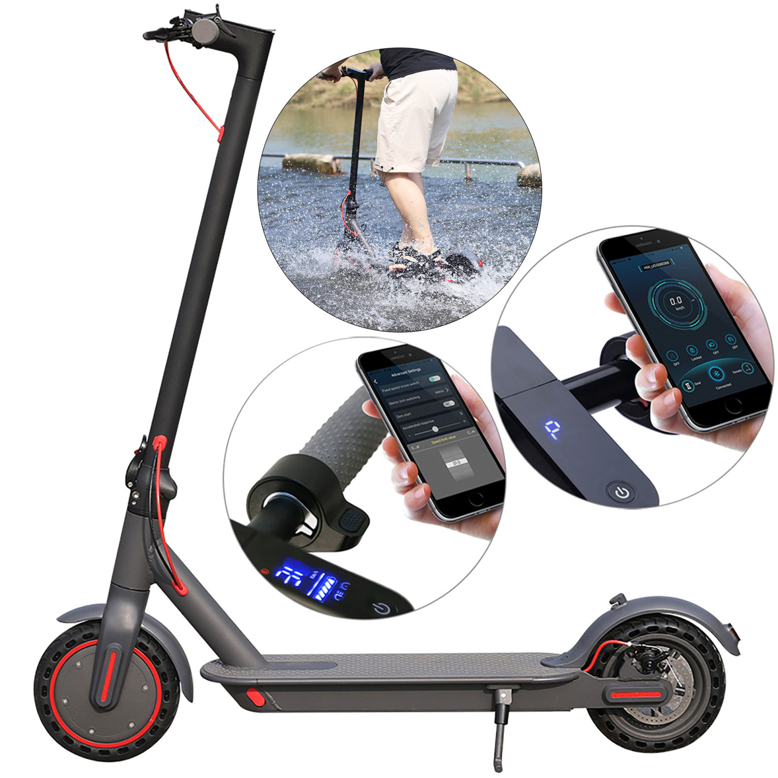  Elektrická koloběžka Aerium AovoPro Funkcie