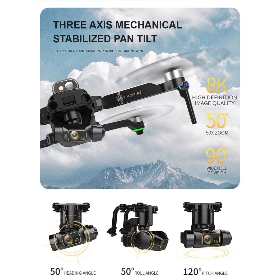 dron - kamera a stabilizácia